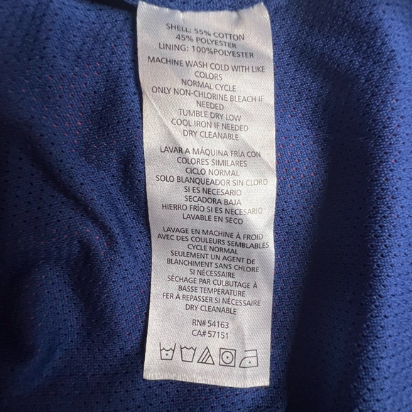 Tommy Hilfiger Popover Jacket Cropped Red Size Medium - Picture 8 of 11